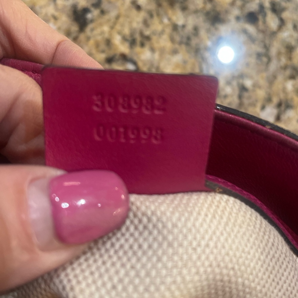Gucci SOHO Red Leather Chain Shoulder Bag EUC. COA in pics. - Picture 8 of 13